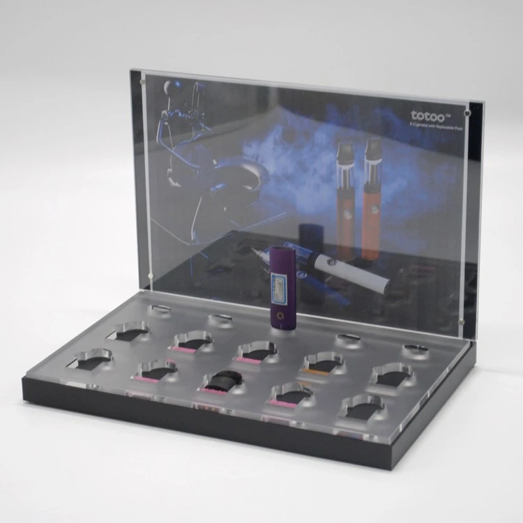 Electronic cigarette display rack