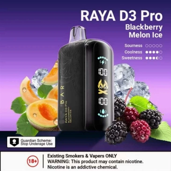 ELF BAR RAYA D3 PRO 18 ELF BAR RAYA D3 PRO 18