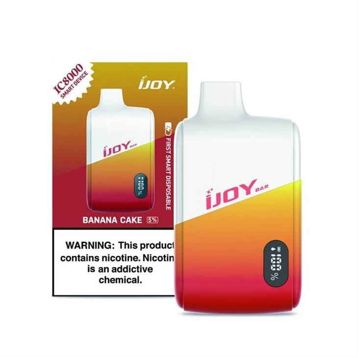 iJoyBar_IC8000_disposable_vape_8000_puffs_banana_cake_iJoy IC8000 iJoyBar_IC8000_disposable_vape_8000_puffs_banana_cake_iJoy IC8000