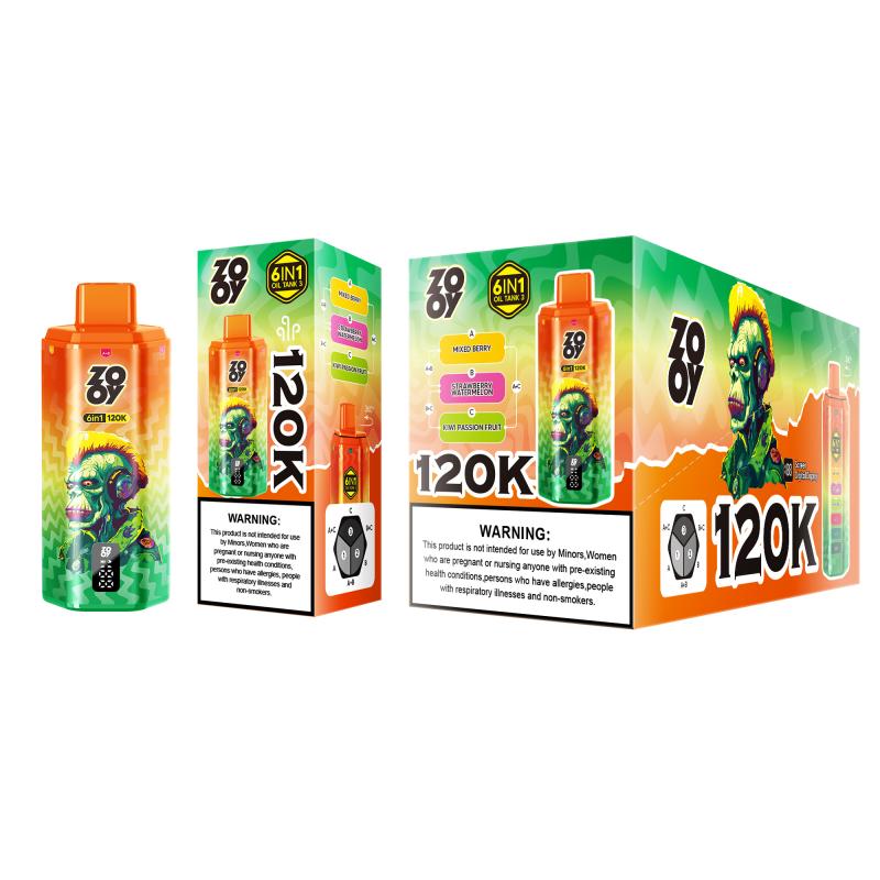 ZOOY VAPE 6 IN 1 120K oil tank 313 ZOOY VAPE 6 IN 1 120K oil tank 313