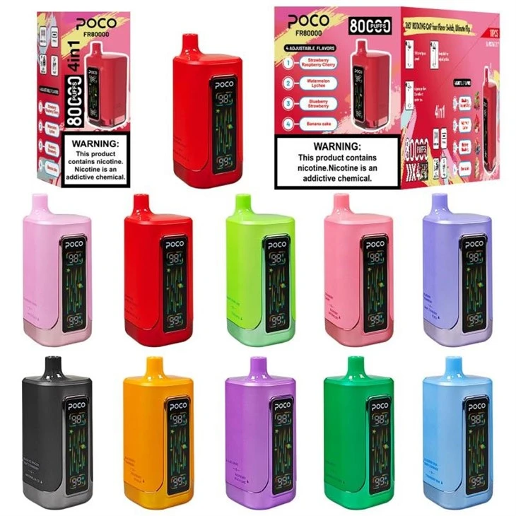 POCO FR 80000 PUFFS factory POCO FR 80000 PUFFS factory