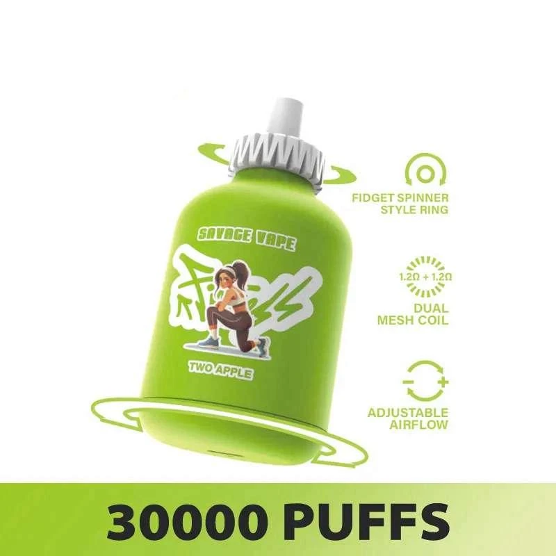 Savage-Fitness-30000-Puffs-Disposable-Vape-Wholesale-Two-Apple