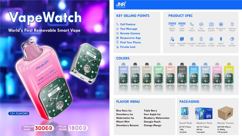 JNR VapeWatch 30000 6 JNR VapeWatch 30000 6